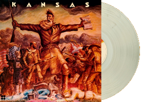 Kansas - 1974 Kansas - Transparent vinyl LP  - 160 kr.